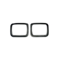Picture of Rugged Ridge Headlight Bezels Black 87-95 Jeep Wrangler YJ