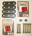 Picture of Rugged Ridge HD Front & Rear Leaf Spring Shackles 55-75 CJ