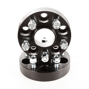 Picture of Rugged Ridge Wheel Spacers Black 1.25 inch 15-18 Renegade