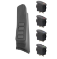 Picture of Rugged Ridge A-Pillar Switch Pod Kit Black LHD 07-10 (JK)