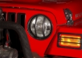 Picture of Rugged Ridge Headlight Bezels Black 97-06 Jeep Wrangler