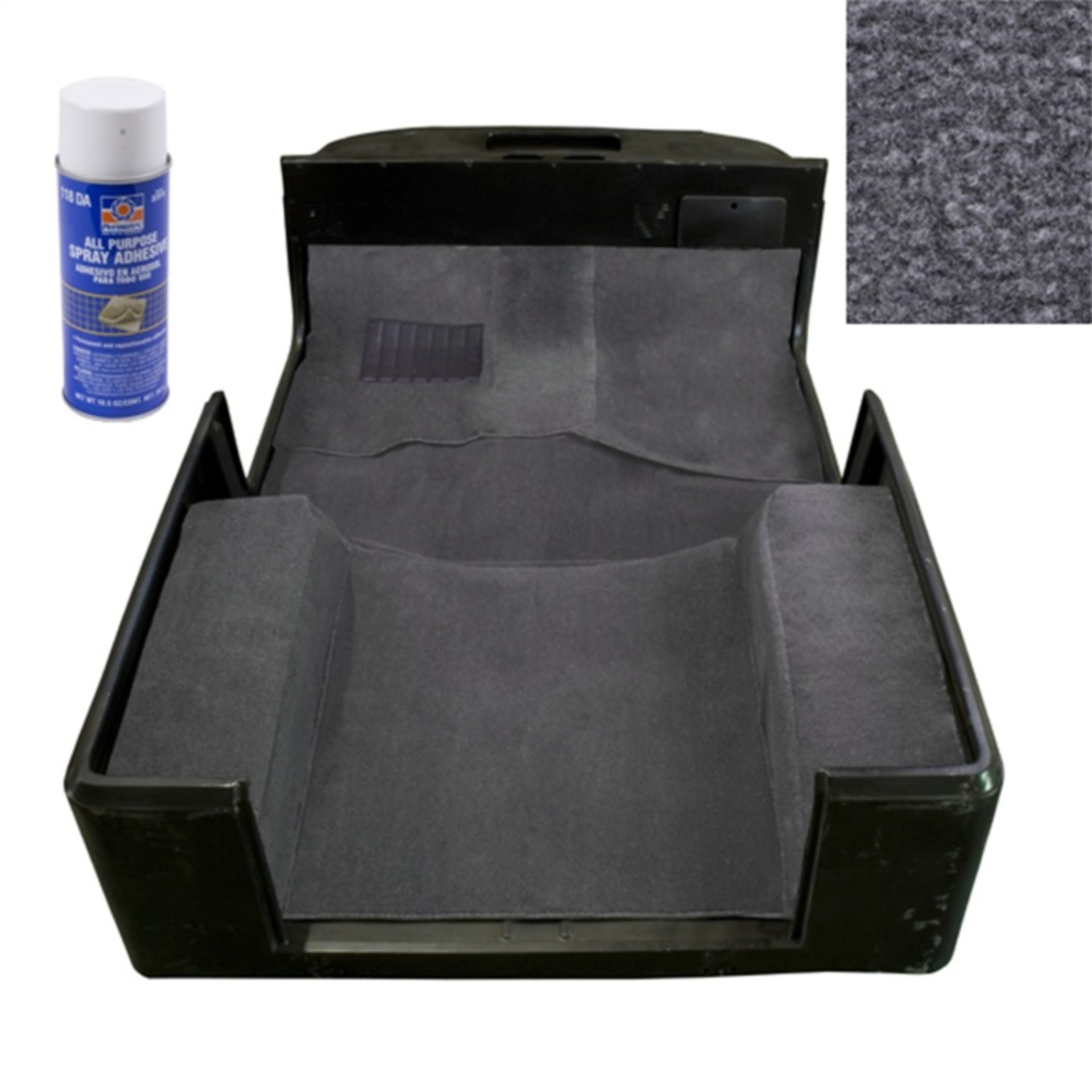 Picture of Rugged Ridge Deluxe Carpet Kit w/ Adhesive Gray 97-06TJ