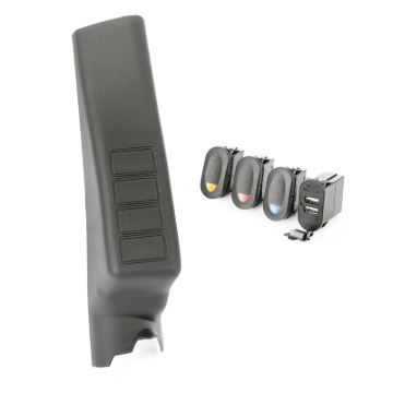 Picture of Rugged Ridge A-Pillar Pod Kit 3 Switch USB 11-18 JK/JKU