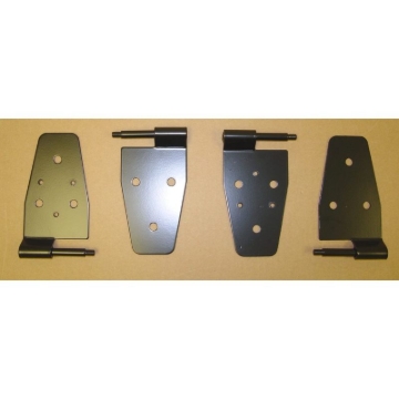 Picture of Rugged Ridge 87-06 Jeep Wrangler Black Door Hinge Kit