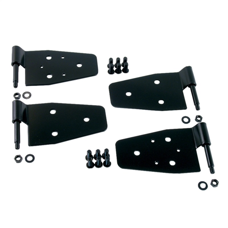 Picture of Rugged Ridge 87-06 Jeep Wrangler Black Door Hinge Kit