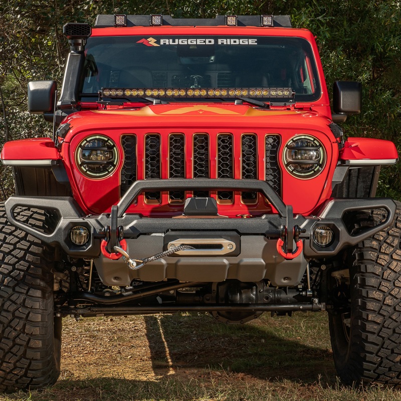 Picture of Rugged Ridge Venator Front Bumper Overrider 18-19 JL
