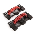 Picture of Rugged Ridge Paracord Grab Handles Red/Black Pair
