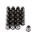 Picture of Rugged Ridge Wheel Lug Nut Set of 20 Black 1/2-20