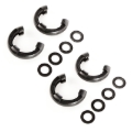 Picture of Rugged Ridge 3/4in Black D-Ring Isolator Kit