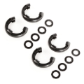 Picture of Rugged Ridge 3/4in Black D-Ring Isolator Kit