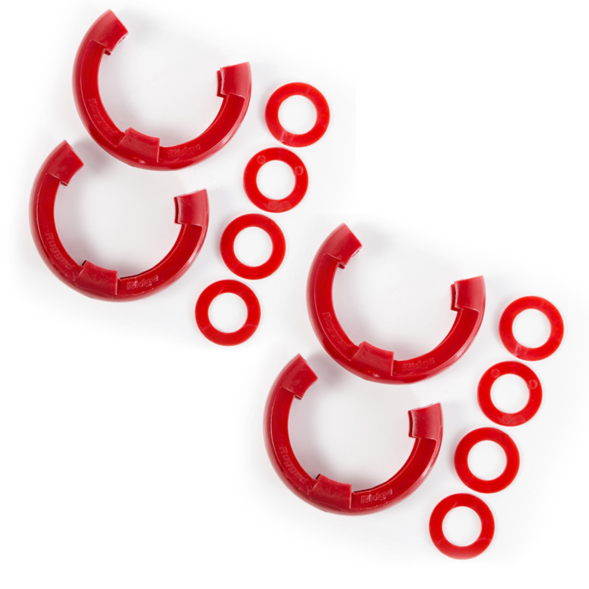 Picture of Rugged Ridge 3/4in Red D-Ring Isolator Kit