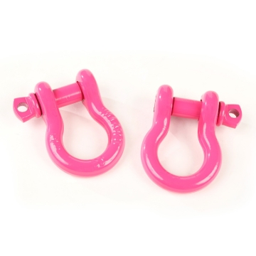 Picture of Rugged Ridge Pink 3/4in D-Ring Shackles