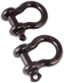 Picture of Rugged Ridge Black 7/8th Inch D-Shackles
