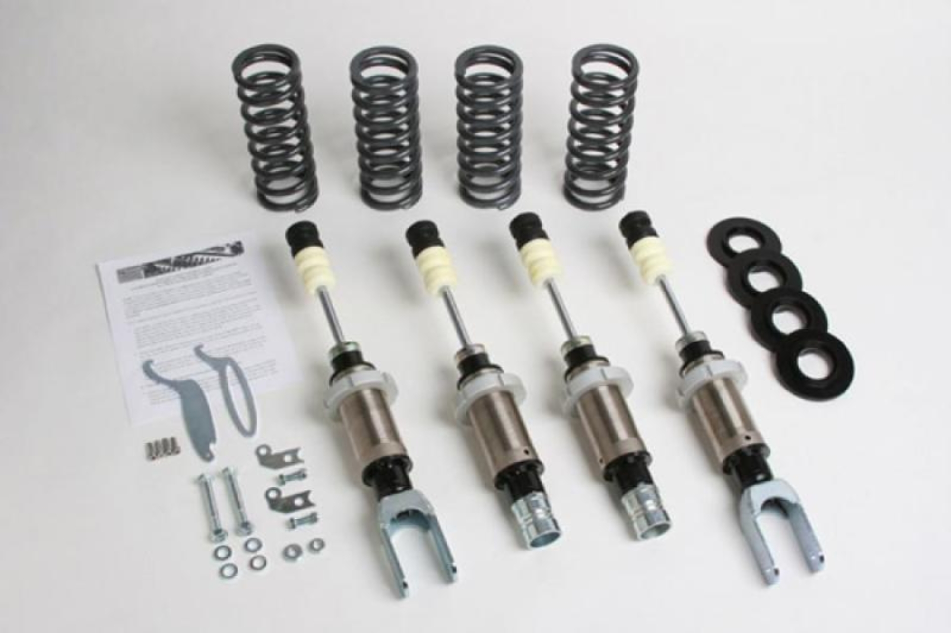 Picture of Progress Tech 89-91 Honda Civic/Si/CRX Coil-Over 2 System (FR 550lb / RR 650lb) Factory Top Hat Only