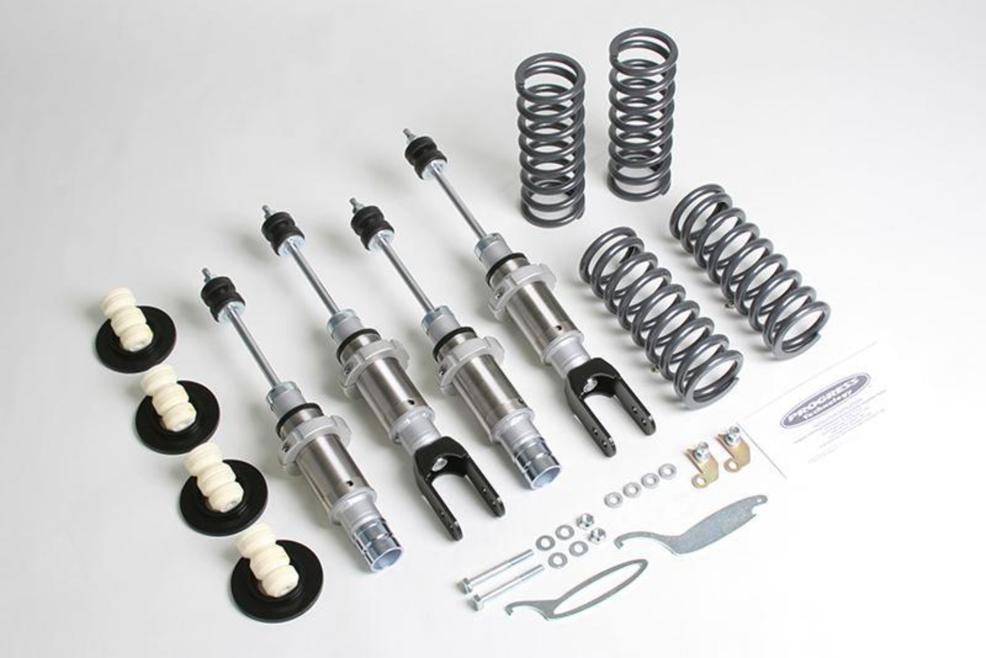 Picture of Progress Tech 94-01 Acura Integra/96-00 Civic/Si Coil-Over 3 System (FR 350lb/RR 250lb) Fac. Top Hat
