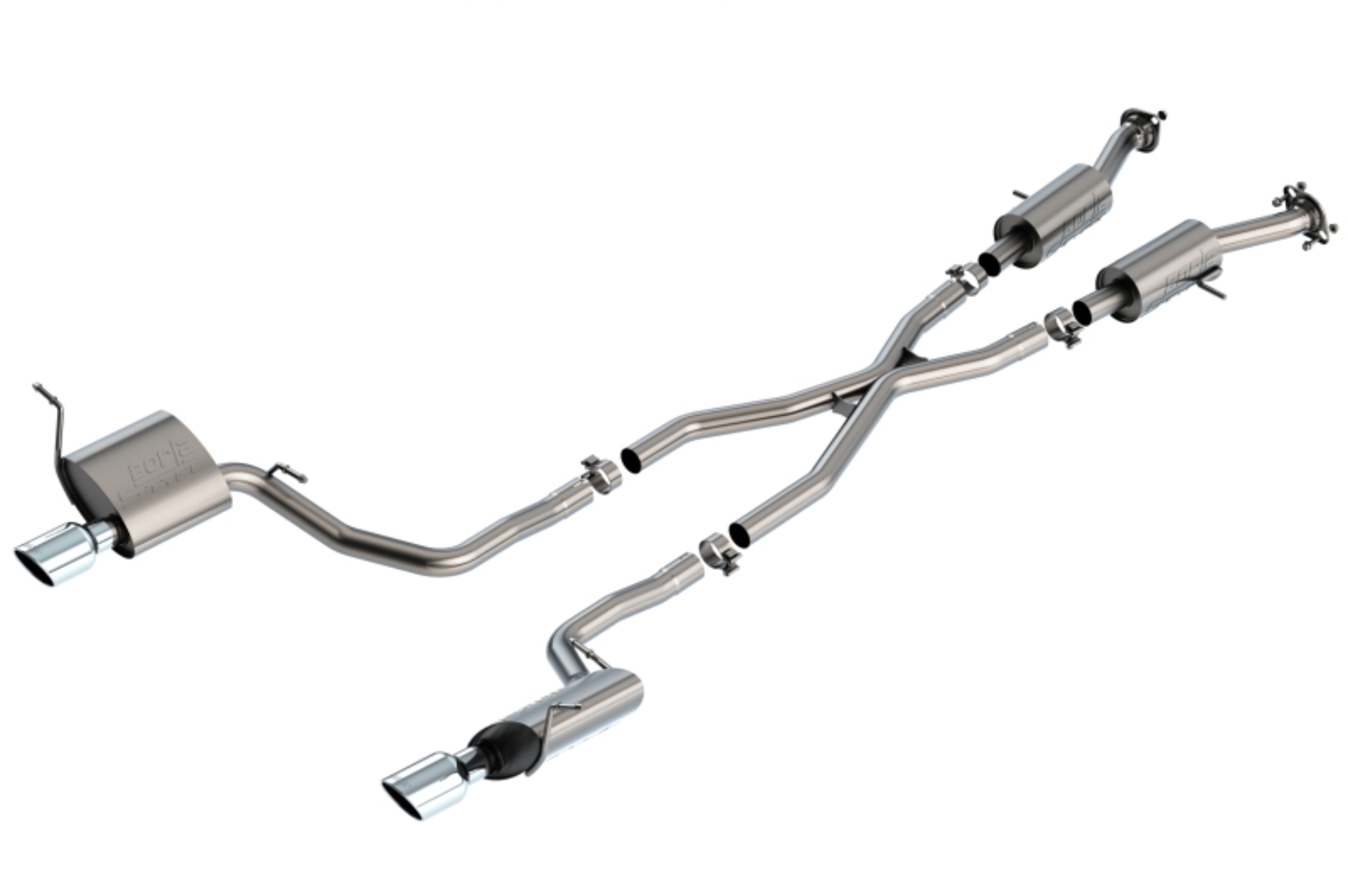 Picture of Borla 14-20 Jeep Grand Cherokee 3.6L V6 2/4WD 2.25in S-Type Cat-back