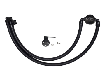Picture of J&L 17-22 Ford F-250 6.2L/7.3L Passenger Side Oil Separator 3.0 - Black Anodized