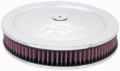 Picture of K&N 5 1/8in Flange 11in OD 3 1/4in Height w/ Vent Custom Air Cleaner Assembly