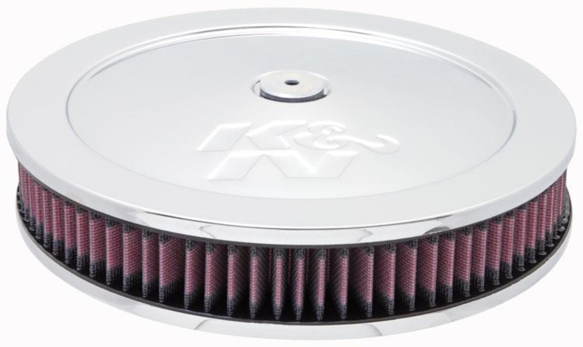 Picture of K&N 5 1/8in Flange 11in OD 3 1/4in Height w/ Vent Custom Air Cleaner Assembly
