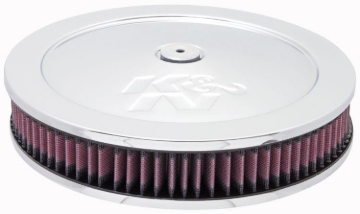 Picture of K&N 5 1/8in Flange 11in OD 3 1/4in Height w/ Vent Custom Air Cleaner Assembly