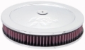 Picture of K&N 5 1/8in Flange 11in OD 3 1/4in Height w/ Vent Custom Air Cleaner Assembly