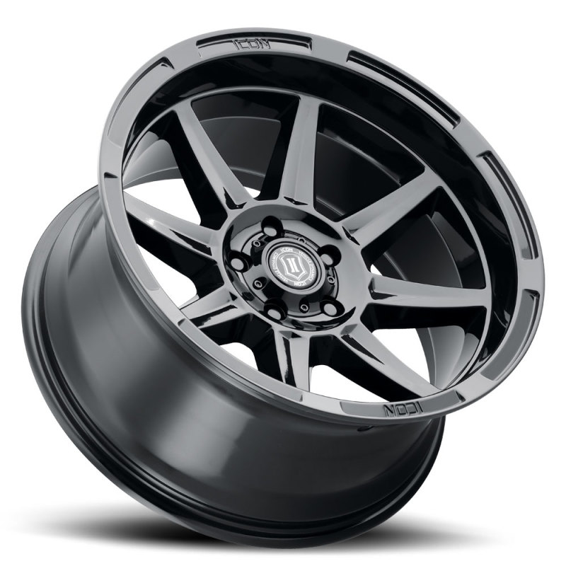 Picture of ICON Bandit 20x10 6x5.5 -24mm 4.5in BS 106.10mm Bore Gloss Black Wheel