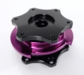 Picture of NRG Quick Release SFI SPEC 42.1 - Shiny Black Body / Shiny Purple Ring