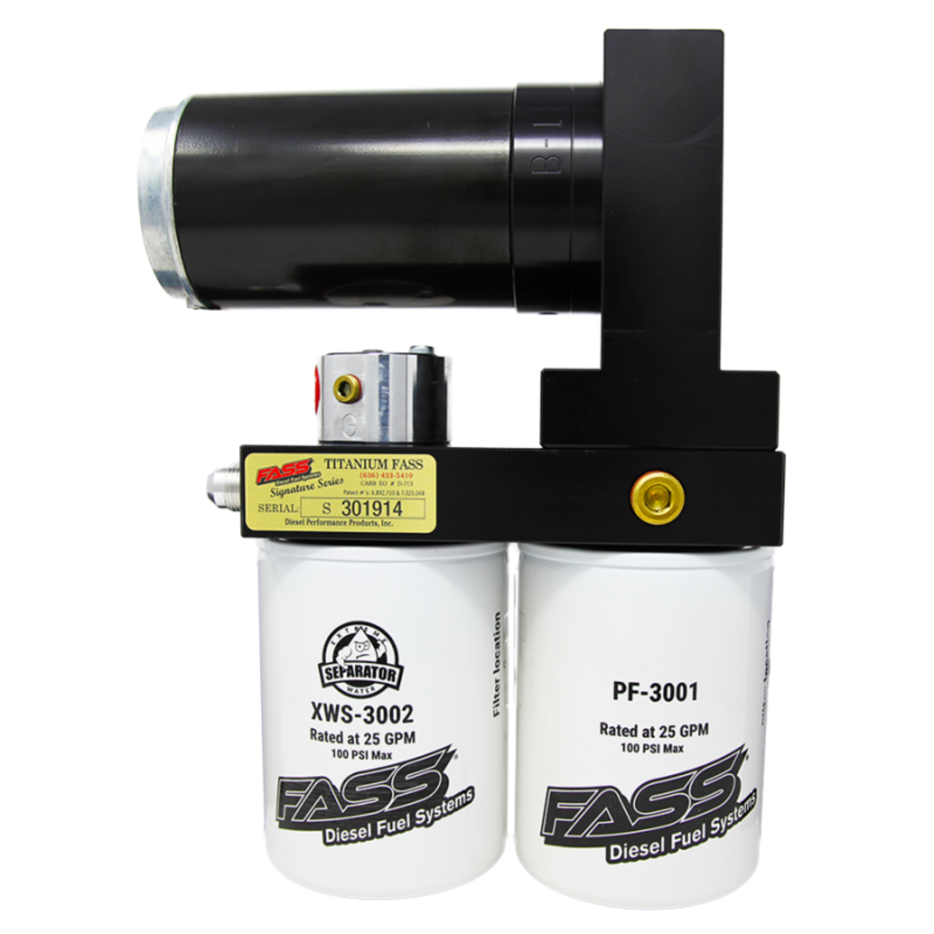 Picture of FASS Fuel Systems FASS Titanium Series-GM Fuel Air Separators - TSC14140F110G