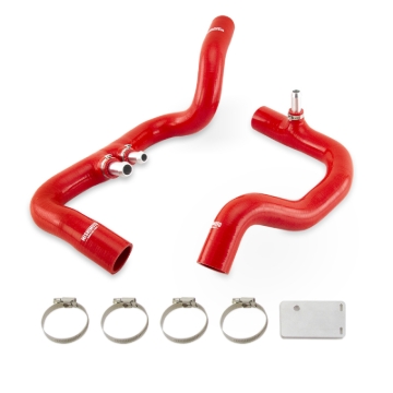 Picture of Mishimoto 2018+ Jeep Wrangler JL / Gladiator JT 3.6L AT Red Silicone Radiator Coolant Hose Kit