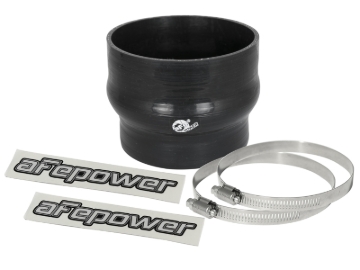 Picture of aFe Magnum FORCE CAI Silicone Coupling Kit (4in. ID to 3.5in. ID) 2.75in L Straight Reducer - Black