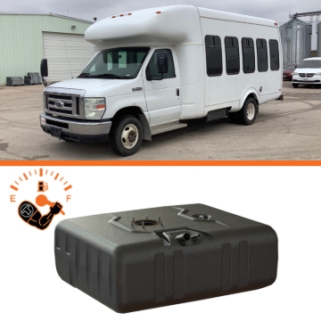 Picture of Titan Fuel Tanks 99-10 Ford Econoline Cut-Away Cab & Chassis 55 Gallon After-Axle Utility Fuel Tank