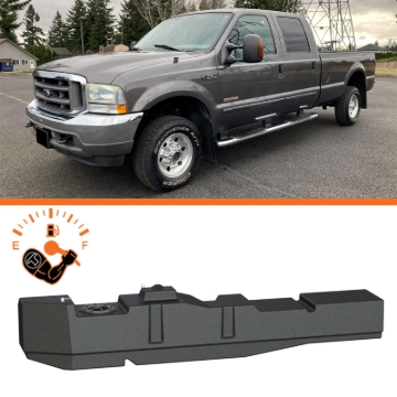 Picture of Titan Fuel Tanks 99-07 Ford F-250/F-350 PowerStroke Crew Cab Long Bed 67 Gallon XXL Mid-Ship Tank