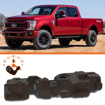 Picture of Titan Fuel Tanks 17-24 Ford F-250/F-350 PowerStroke Crew Cab Short Bed 55 Gallon XXL Mid-Ship Tank