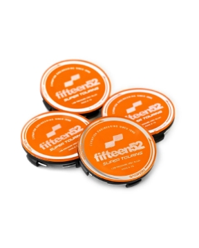 Picture of Fifteen52 Super Touring (Chicane/Podium) Center Cap Set of Four - Orange/Chrome