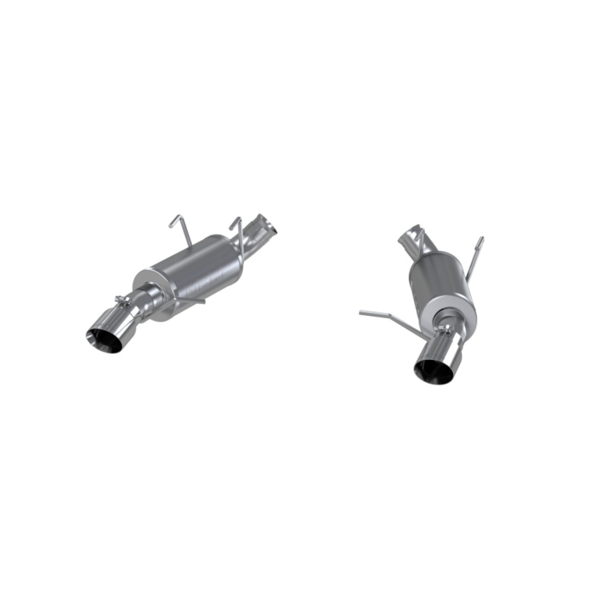 Picture of MBRP 11-14 Ford Mustang GT 5.0 3in Dual Muffler Axle Back Split Rear Alum Exhaust System