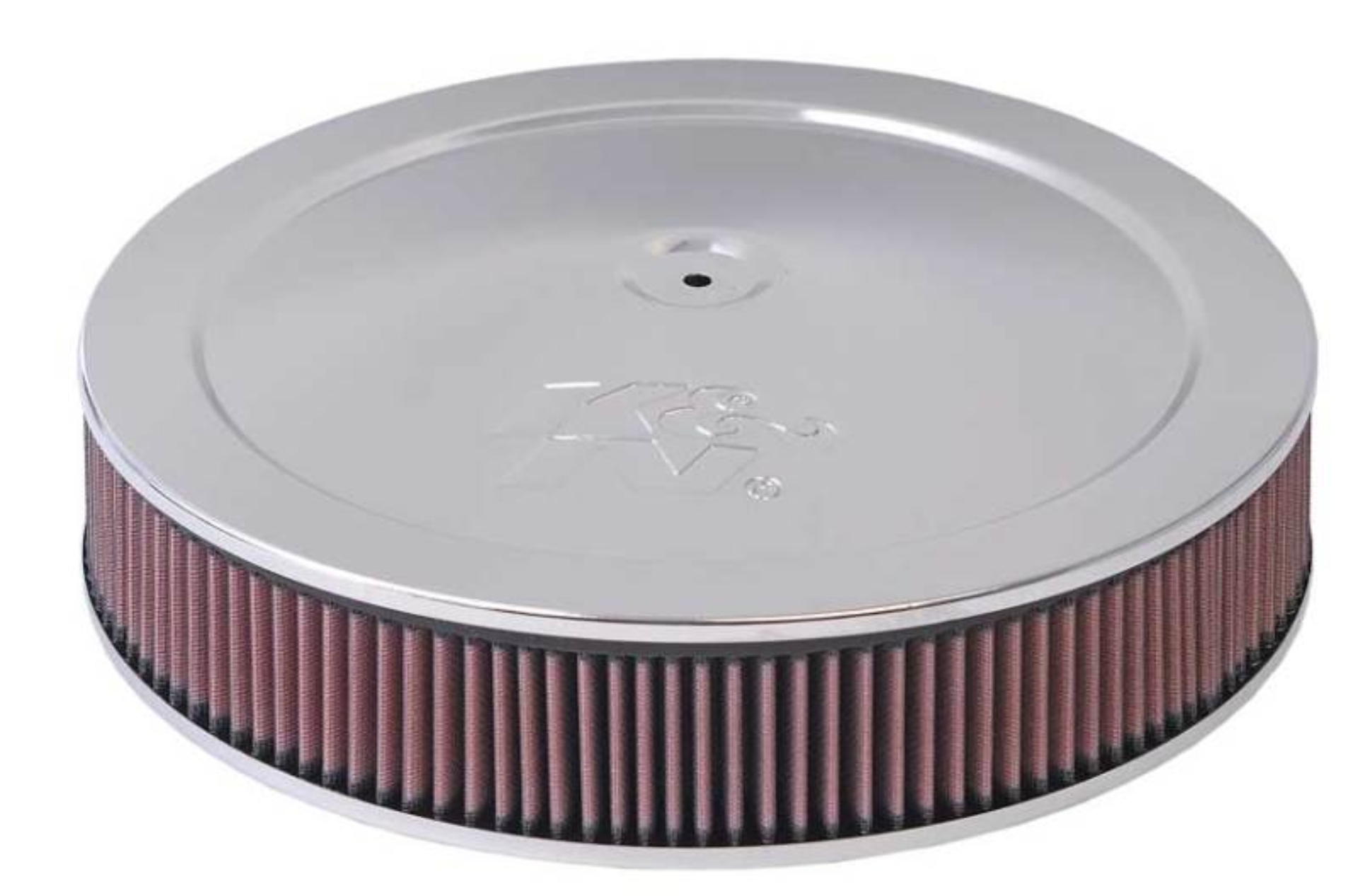 Picture of K&N 5-1/8in / 14in ID X 1.5in O/S Flat Base Air Cleaner Assembly