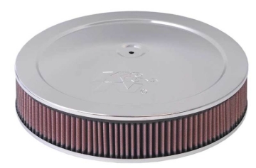 Picture of K&N 5-1/8in / 14in ID X 1.5in O/S Flat Base Air Cleaner Assembly