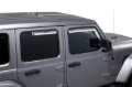 Picture of Putco 20-21 Jeep Gladiator JT/JL Element Chrome Window Visors (Set of 4)