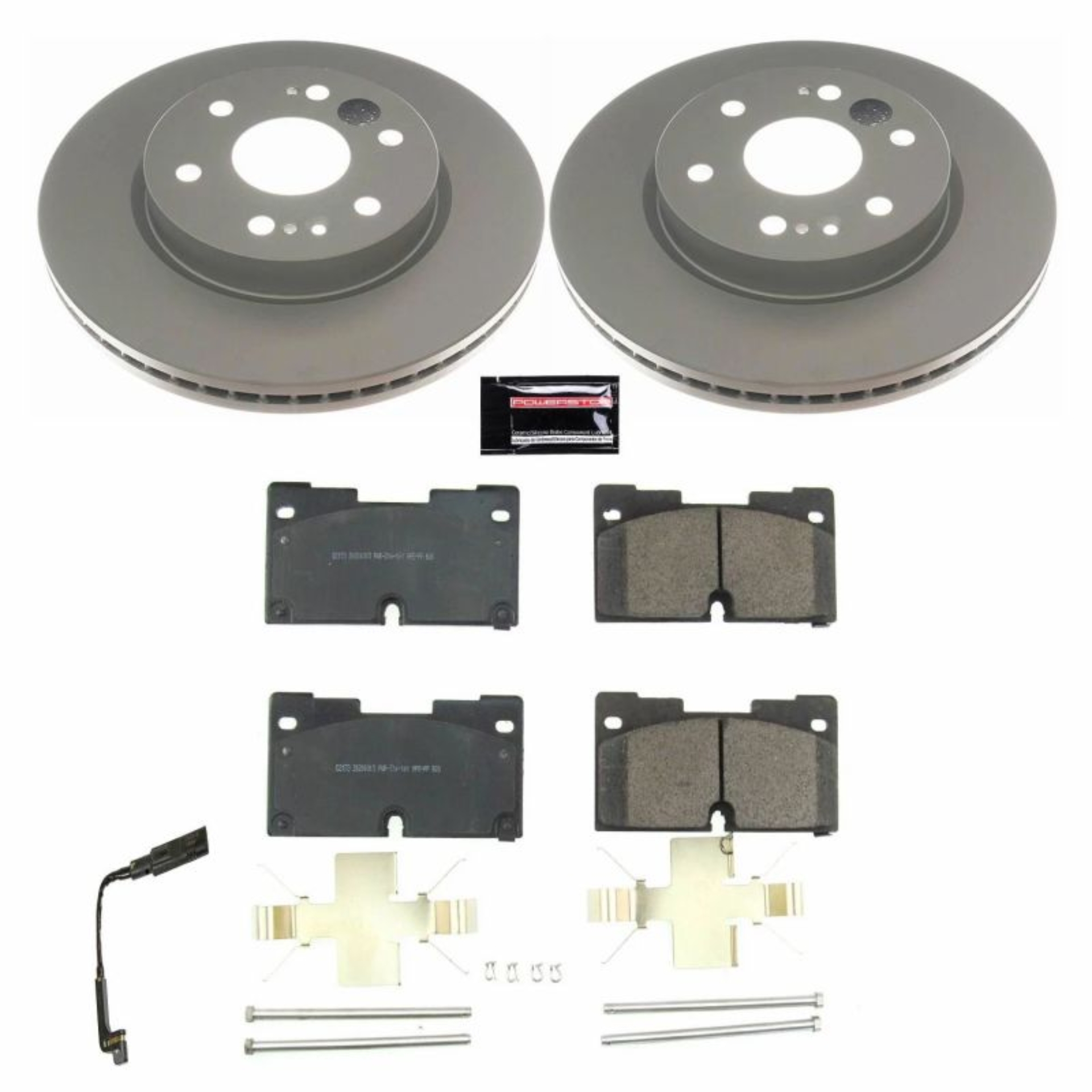 Picture of Power Stop 2019 Chevrolet Silverado 1500 Front Z17 Evolution Geomet Coated Brake Kit