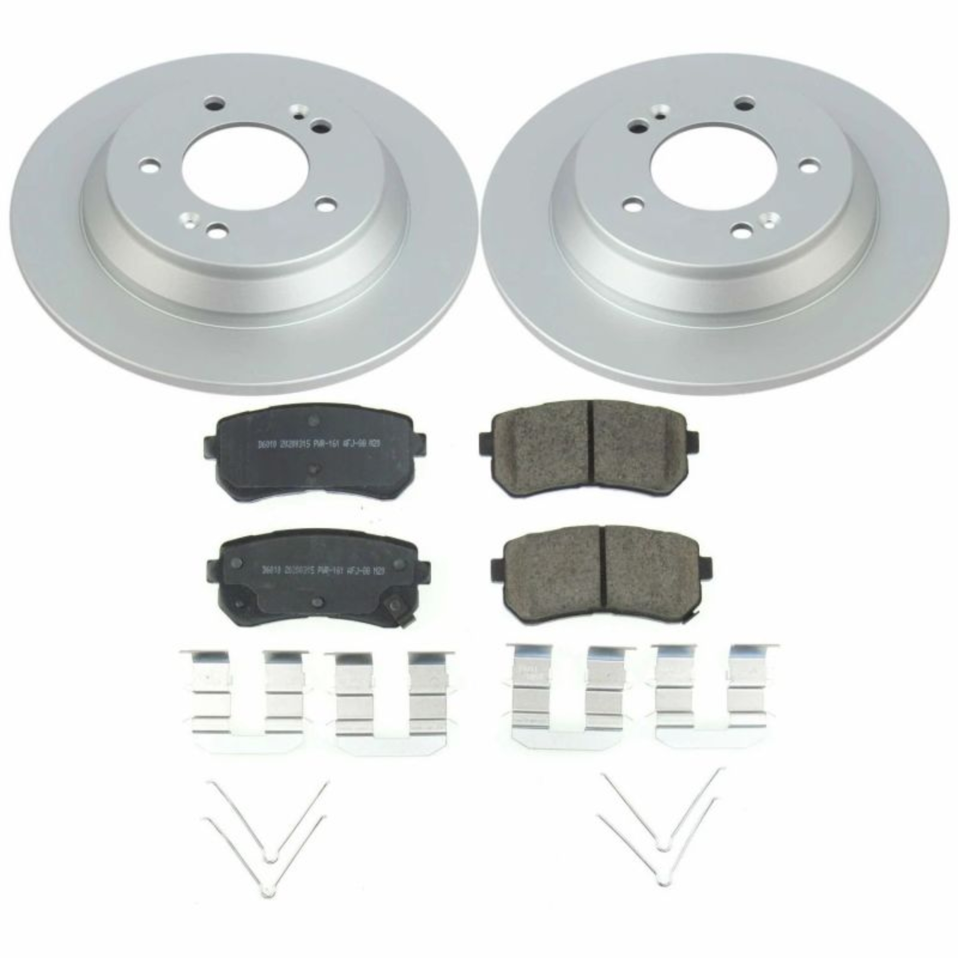 Picture of Power Stop 18-20 Hyundai Kona Rear Z17 Evolution Geomet Coated Brake Kit