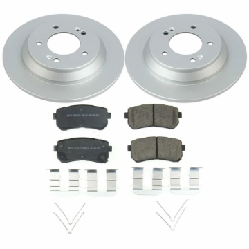 Picture of Power Stop 18-20 Hyundai Kona Rear Z17 Evolution Geomet Coated Brake Kit