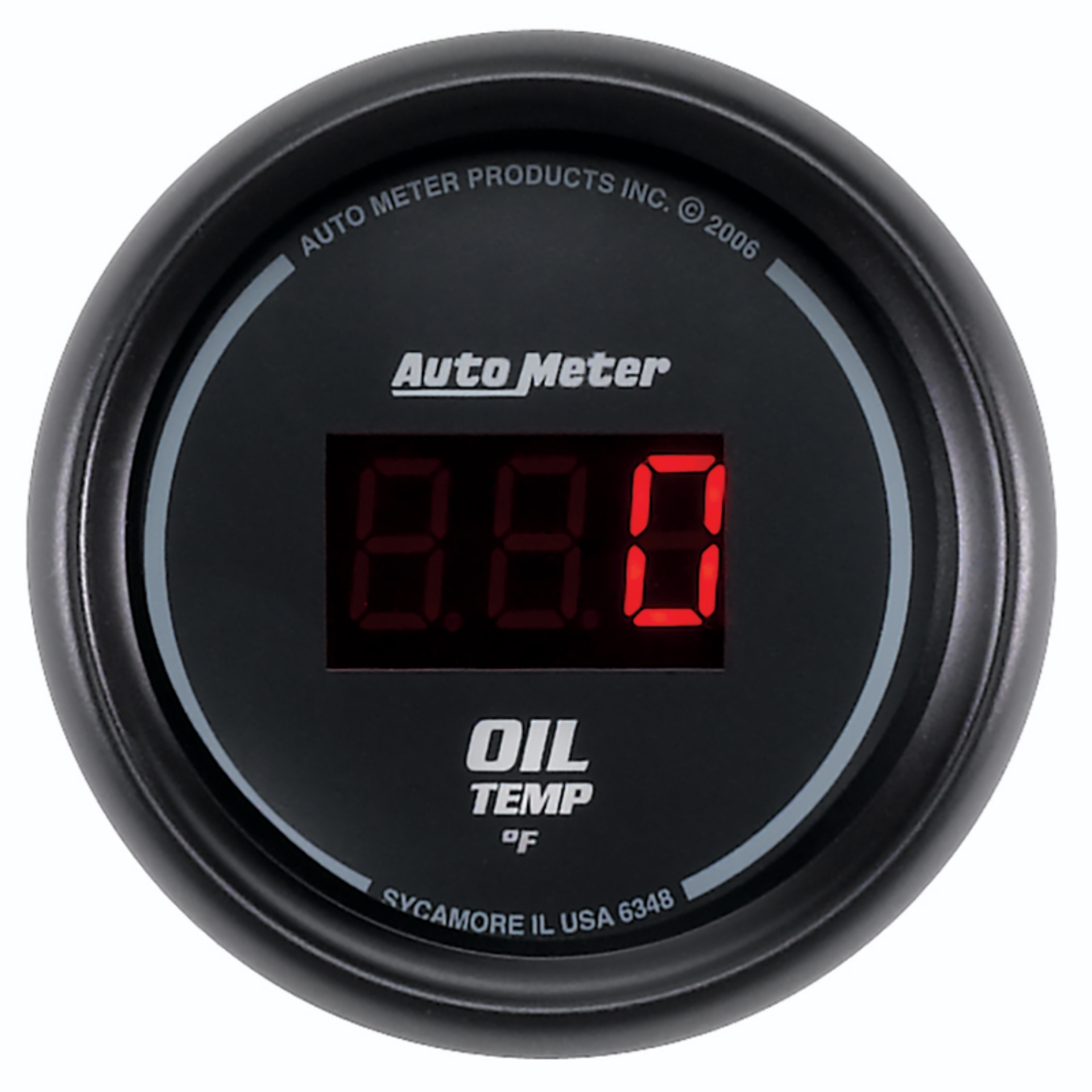 Picture of Autometer Black 0-400F Digital Oil Temp Gauge