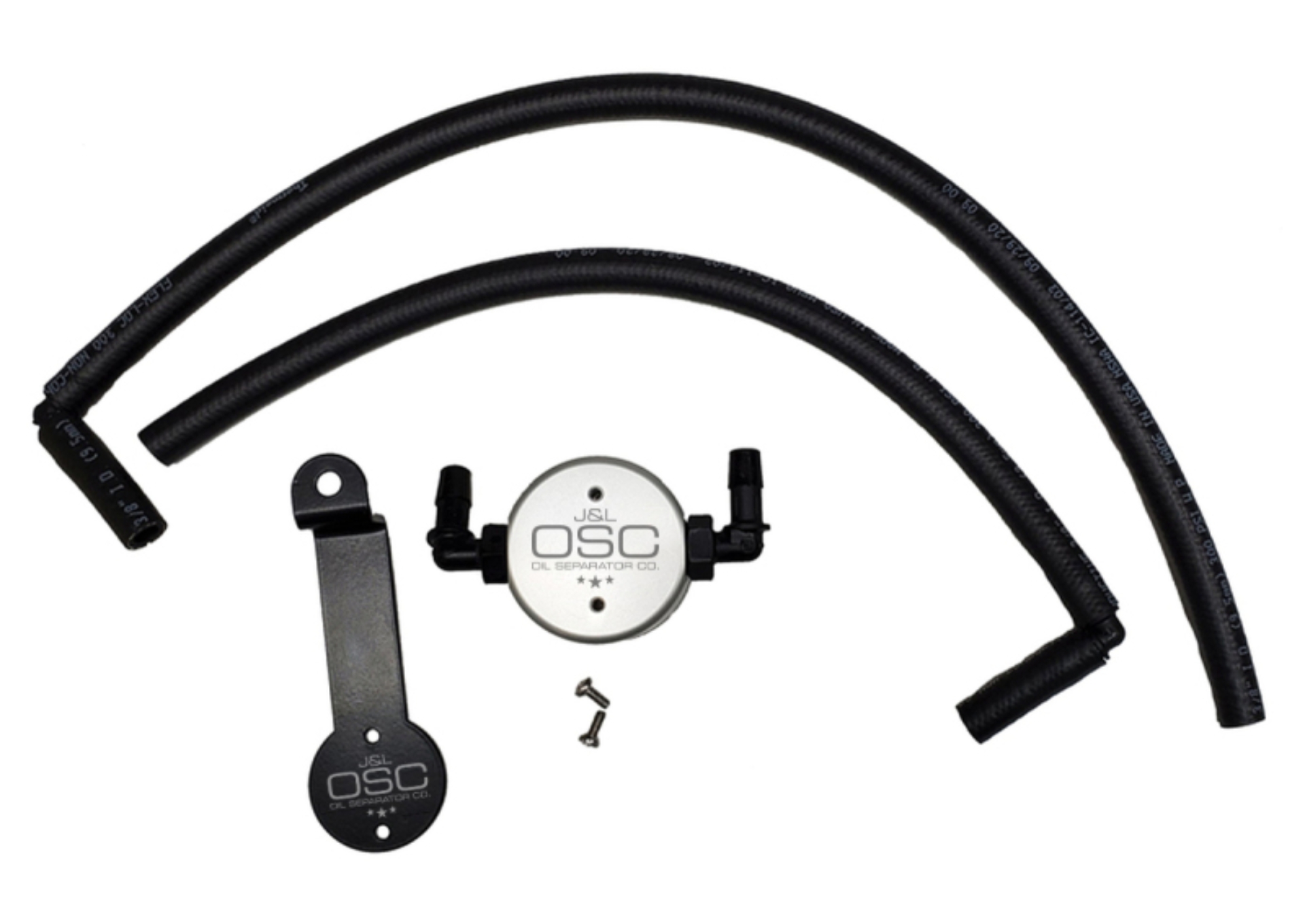 Picture of J&L 05-24 Toyota 4Runner 4.0L Driver Side Oil Separator 3.0 - Clear Anodized