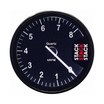 Picture of Autometer Stack Clubman Tachometer 80mm 0-8K RPM - Black