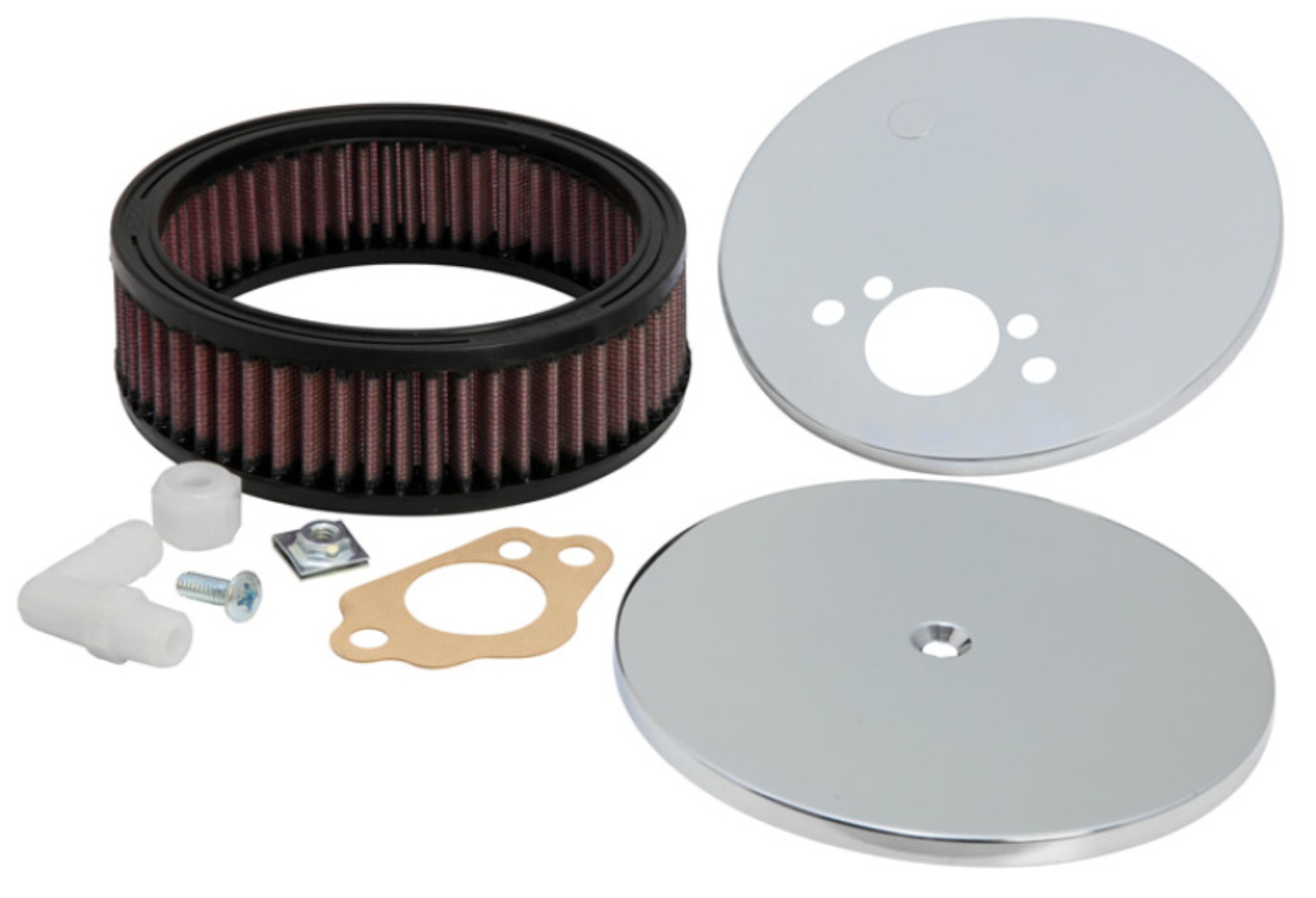 Picture of K&N Custom Round Racing Assembly Red 5.875in OD x1.313in ID x 1.813in Height