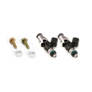 Picture of Injector Dynamics ID2600-XDS Fuel Injectors Polaris RZR 14mm Grey Adapter Top (Set of 2)