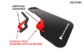 Picture of Rally Armor 18-23 Subaru Crosstrek Red UR Mud Flap w/Black Logo