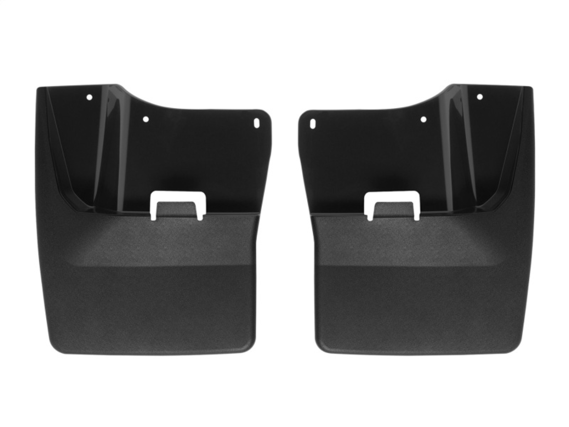 Picture of WeatherTech 20-24 GMC Sierra 2500HD/3500HD Front No Drill Mudflaps - Black