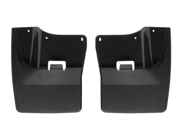 Picture of WeatherTech 20-24 GMC Sierra 2500HD/3500HD Front No Drill Mudflaps - Black