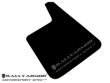 Picture of Rally Armor Universal Fit (No Hardware) Motorsport Spec Black UR Mud Flap w/ Gray Logo